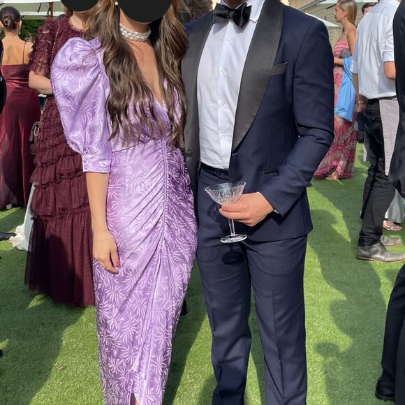 Ronny Kobo Lavender Silky Dress - Picture 4 of 6